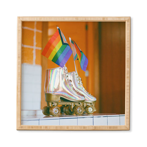 Bethany Young Photography Pride Skate on Film Framed Wall Art