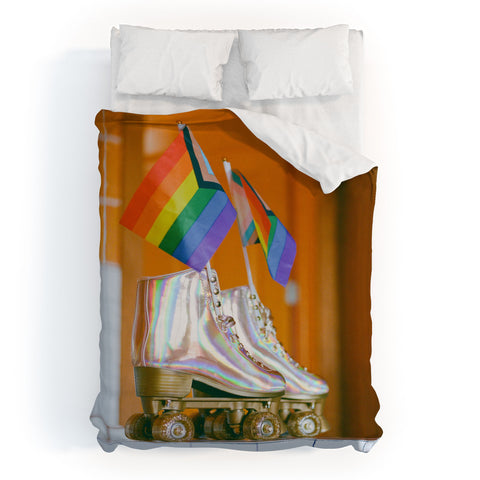 Bethany Young Photography Pride Skate on Film Duvet Cover
