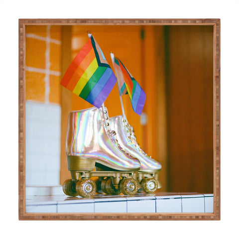 Bethany Young Photography Pride Skate on Film Square Tray