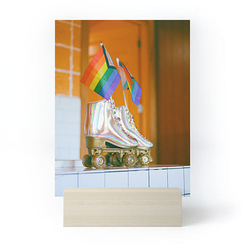 Bethany Young Photography Pride Skate on Film Mini Art Print