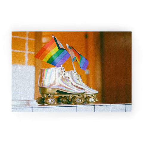 Bethany Young Photography Pride Skate on Film Welcome Mat