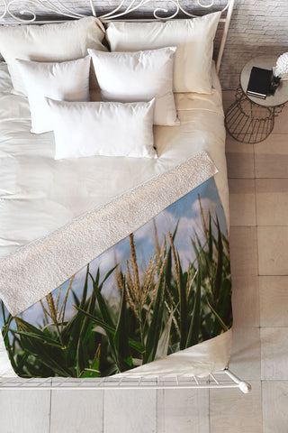 Bethany Young Photography Summer Fields Fleece Throw Blanket