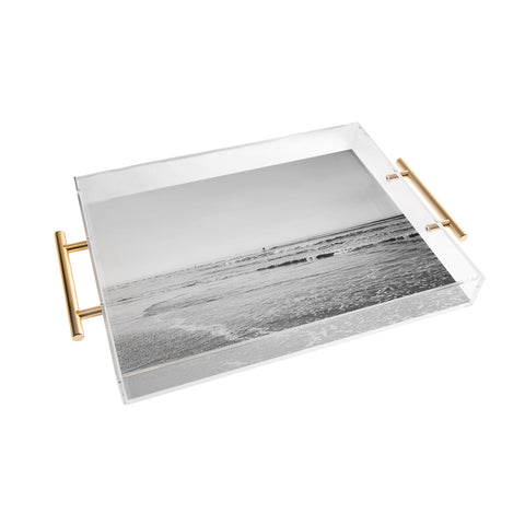 Bethany Young Photography Surfing Monochrome Acrylic Tray