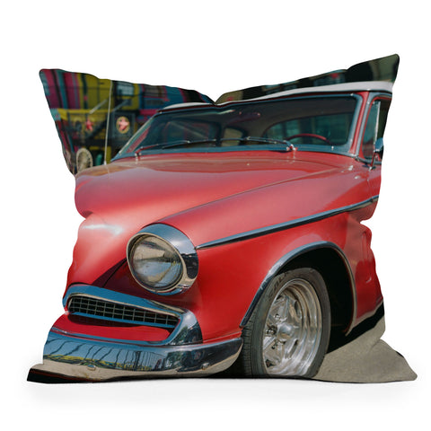 Bethany Young Photography Texas Motel on Film Outdoor Throw Pillow