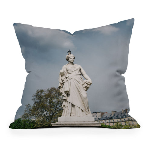 Bethany Young Photography Tuileries Garden V Outdoor Throw Pillow