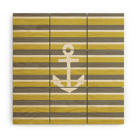 Bianca Green Anchor 2 Wood Wall Mural