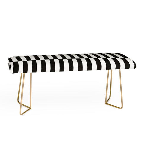 Bianca Green Black And White Order Bench