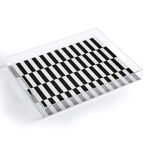 Bianca Green Black And White Order Acrylic Tray
