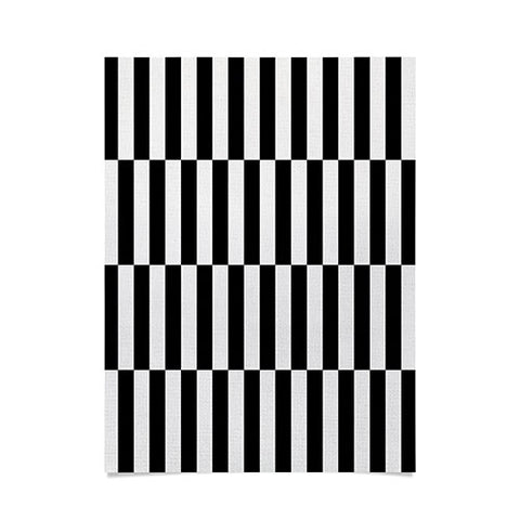 Bianca Green Black And White Order Poster