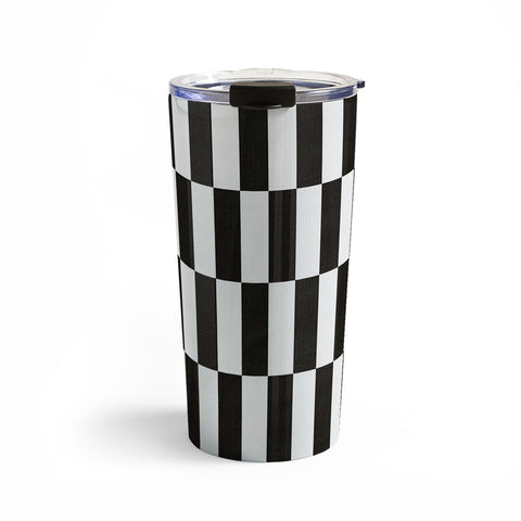 Bianca Green Black And White Order Travel Mug