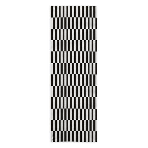 Bianca Green Black And White Order Yoga Towel