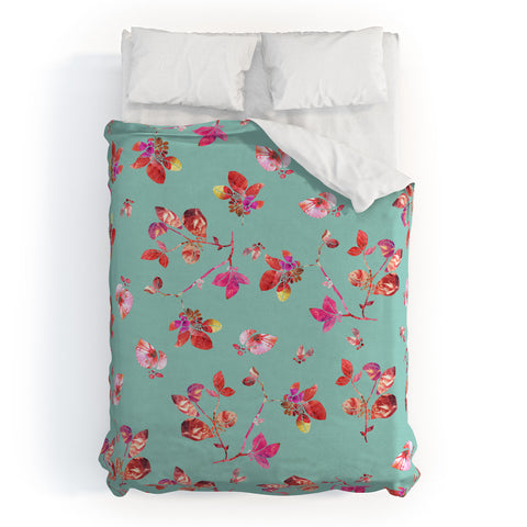Bianca Green Bloom II Duvet Cover