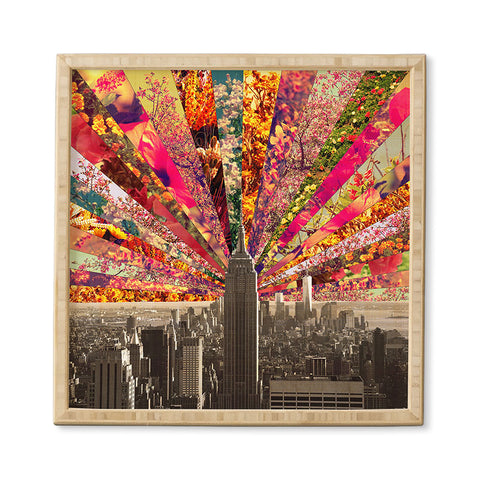 Bianca Green Blooming NY Framed Wall Art