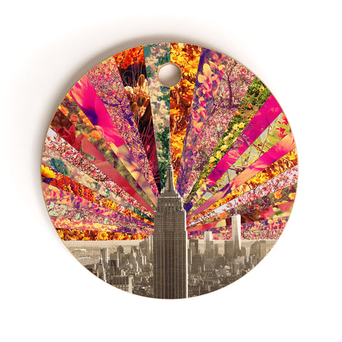 Bianca Green Blooming NY Cutting Board Round