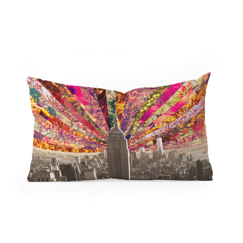 Bianca Green Blooming NY Oblong Throw Pillow