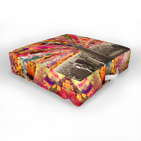 Bianca Green Blooming NY Outdoor Floor Cushion