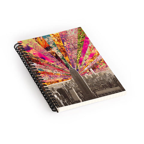 Bianca Green Blooming NY Spiral Notebook