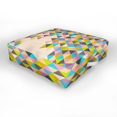 Bianca Green Completely Incomplete Outdoor Floor Cushion