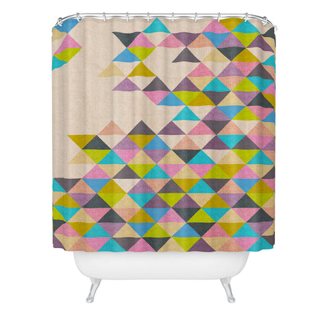 Bianca Green Completely Incomplete Shower Curtain