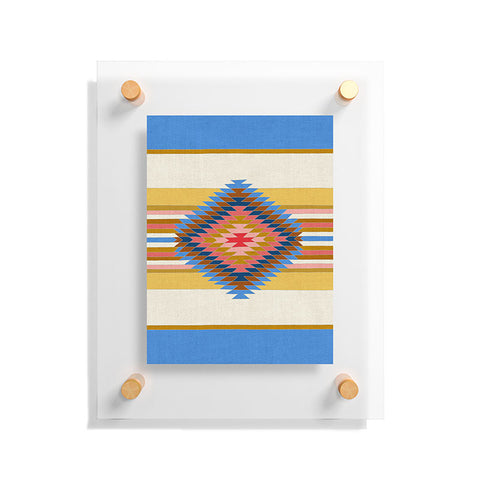 Bianca Green Fiesta Blue Floating Acrylic Print
