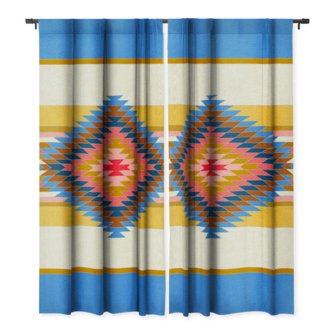 Bianca Green Fiesta Blue Blackout Non Repeat