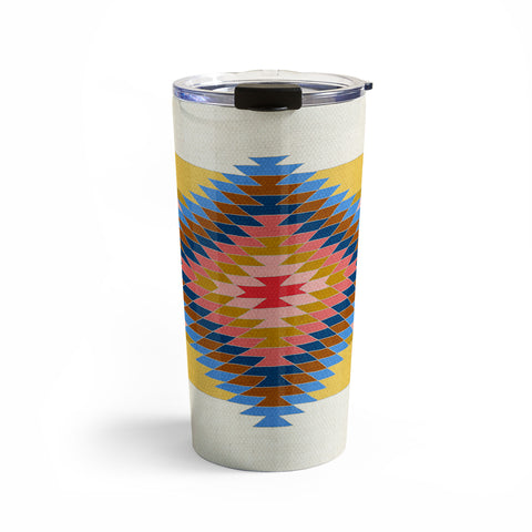 Bianca Green Fiesta Blue Travel Mug