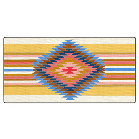 Bianca Green Fiesta Blue Desk Mat