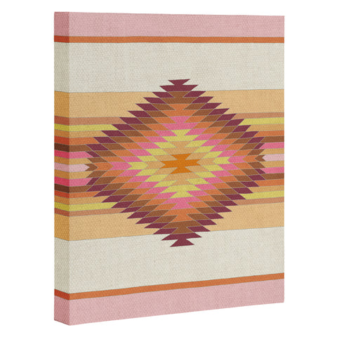 Bianca Green Fiesta Rose Art Canvas