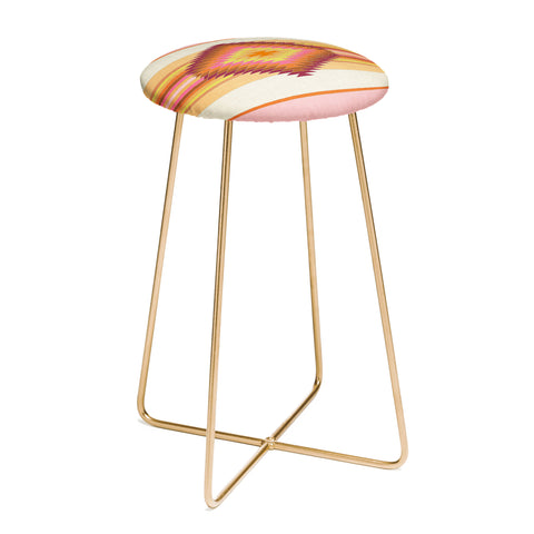 Bianca Green Fiesta Rose Counter Stool