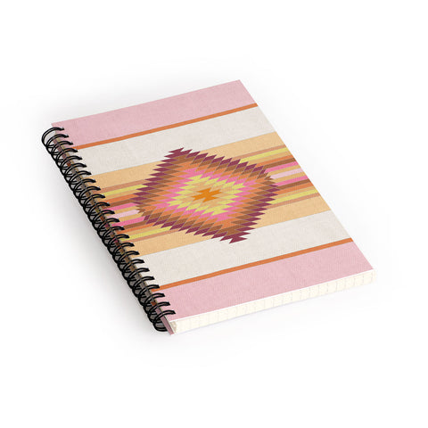 Bianca Green Fiesta Rose Spiral Notebook