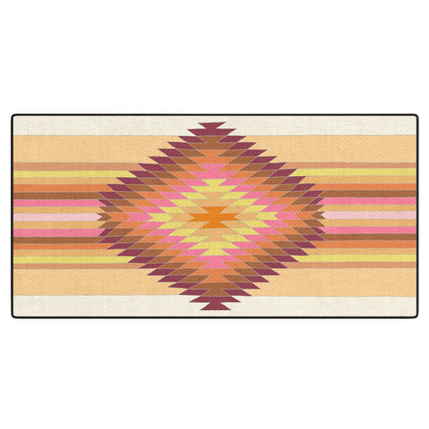 Bianca Green Fiesta Rose Desk Mat