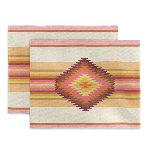 Bianca Green Fiesta Rose Placemat