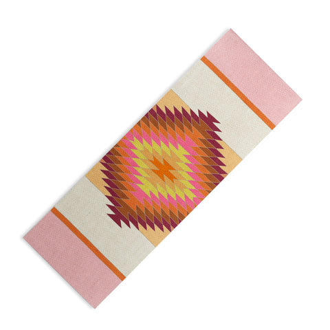 Bianca Green Fiesta Rose Yoga Mat