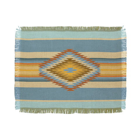 Bianca Green Fiesta Vintage Throw Blanket