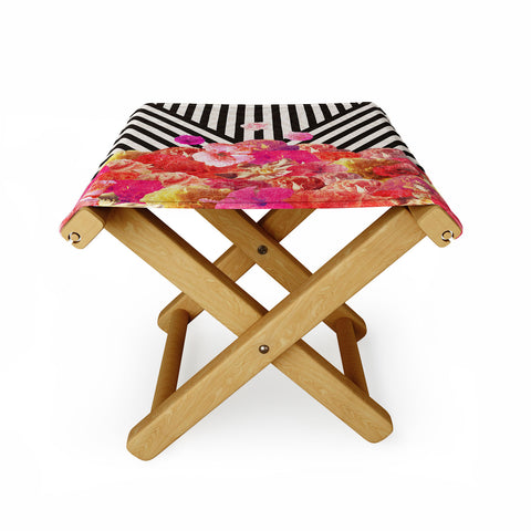Bianca Green Floraline Folding Stool