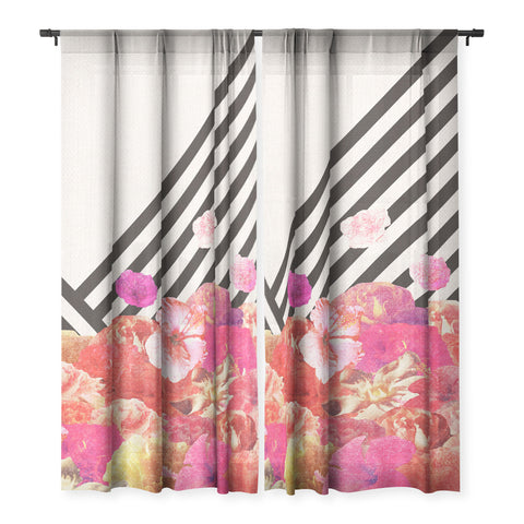 Bianca Green Floraline II Sheer Non Repeat