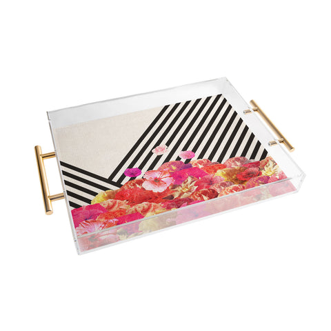 Bianca Green Floraline II Acrylic Tray