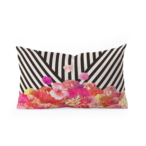 Bianca Green Floraline Oblong Throw Pillow