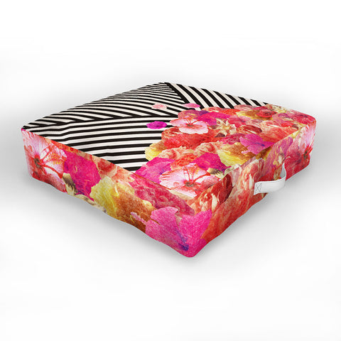 Bianca Green Floraline Outdoor Floor Cushion