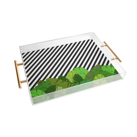 Bianca Green GREEN DIRECTION TAKE A RIGHT Acrylic Tray