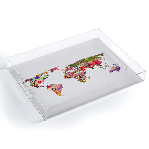 Bianca Green Its Your World Acrylic Tray