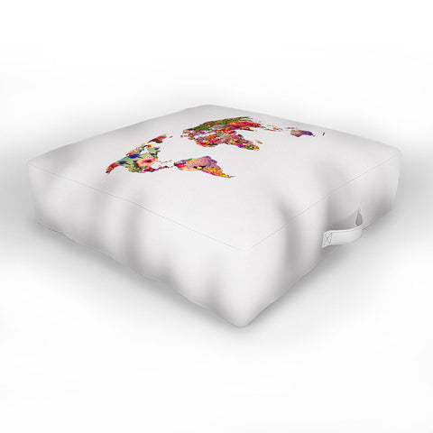 Bianca Green Its Your World Outdoor Floor Cushion