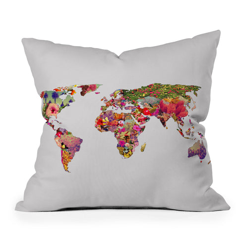 Bianca Green Its Your World Outdoor Throw Pillow