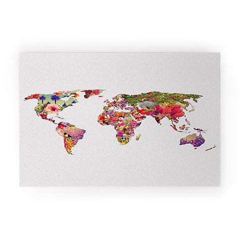 Bianca Green Its Your World Welcome Mat