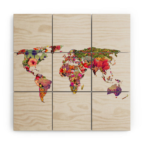 Bianca Green Its Your World Wood Wall Mural