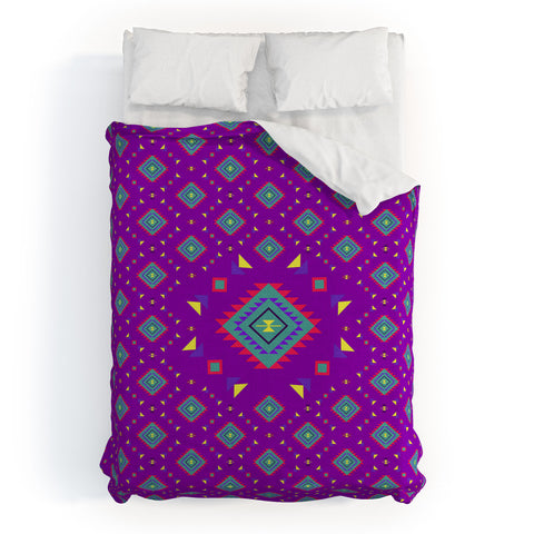 Bianca Green La Joya Lilac Duvet Cover