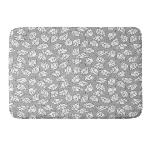Bianca Green Leafy Memory Foam Bath Mat