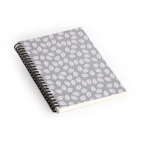 Bianca Green Leafy Spiral Notebook