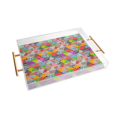 Bianca Green Lost In Pyramid Acrylic Tray