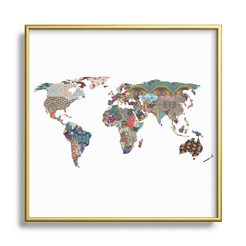 Bianca Green Louis Armstrong Told Us So Square Metal Framed Art Print